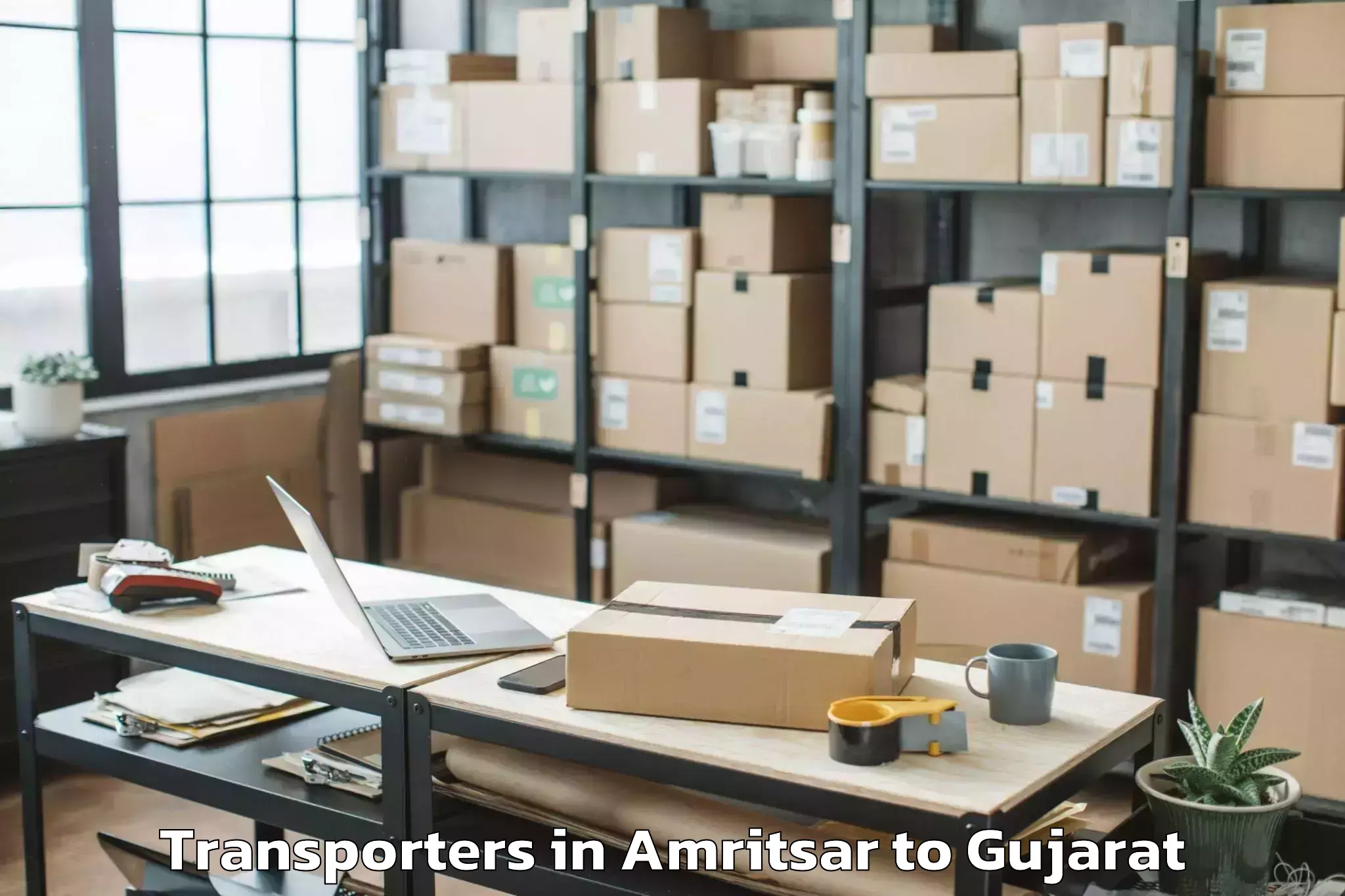 Quality Amritsar to Santrampur Transporters